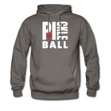 asphalt gray / S I Heart Pickleball - Men's Hoodie