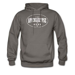 asphalt gray / S The Apicklelypse is here! - Men's Hoodie