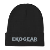 Black Ekogear Pickleball Team Gear - Embroidered Knit Beanie