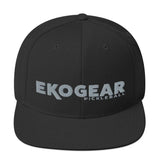 Black Ekogear Pickleball Team Gear - Flat Bill, Snapback Hat