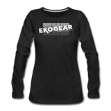 black / S Ekogear Pickleball Pro Team Gear – Women’s Long Sleeve Tee