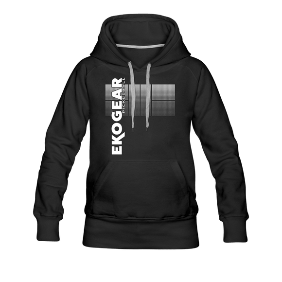 black / S Ekogear Pickleball Pro Team Gear - Women’s Premium Hoodie