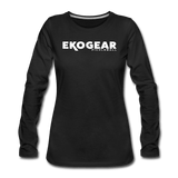 black / S Ekogear Pickleball Team Gear – Women’s Premium Long Sleeve Tee