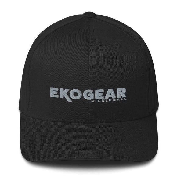Black / S/M Ekogear Pickleball Team Gear - Player's Fabric Cap