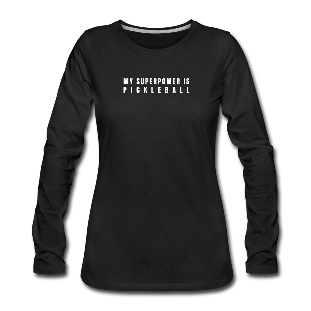 Ladies Premium Cotton Long Sleeve Tee