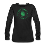 black / S Pickleball Ireland - Women's Premium Long Sleeve Tee