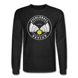 black / S Pickleball Nation - Men's Long Sleeve Tee