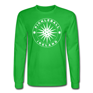 bright green / S Pickleball Ireland - Men's Long Sleeve Tee