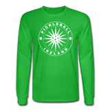 bright green / S Pickleball Ireland - Men's Long Sleeve Tee