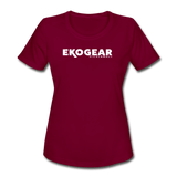 burgundy / S Ekogear Pickleball Team Gear - Women's Performance Tee