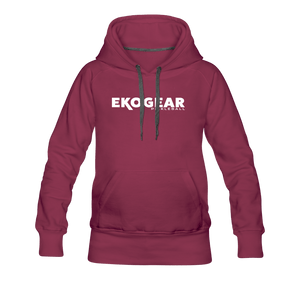 burgundy / S Ekogear Pickleball Team Gear - Women’s Premium Hoodie