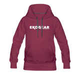 burgundy / S Ekogear Pickleball Team Gear - Women’s Premium Hoodie