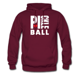 burgundy / S I Heart Pickleball - Men's Hoodie