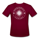 burgundy / S Pickleball Canada - Men’s Performance Tee