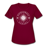 burgundy / S Pickleball Canada - Women's Performance Tee