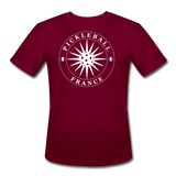 burgundy / S Pickleball France - Men’s Performance Tee