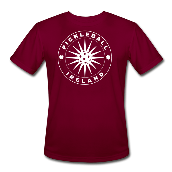 burgundy / S Pickleball Ireland - Men’s Performance Tee