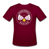 burgundy / S Pickleball Nation - Men’s Performance Tee