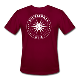 burgundy / S Pickleball USA - Men’s Performance Tee