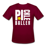 burgundy / S Pickleballer - Men’s Performance Tee