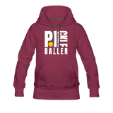 burgundy / S Pickleballer - Women’s Premium Hoodie