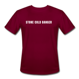 burgundy / S Stone Cold Banger - Men's Performance Tee