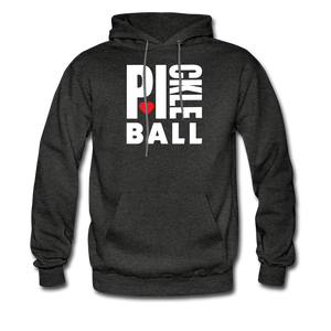 charcoal gray / S I Heart Pickleball - Men's Hoodie