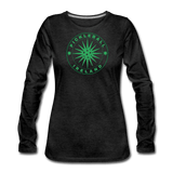 charcoal gray / S Pickleball Ireland - Women's Premium Long Sleeve Tee