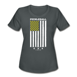 charcoal / S Pickleball Flag - Women's Performance Tee