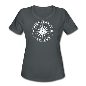 charcoal / S Pickleball Ireland - Women's Performance Tee