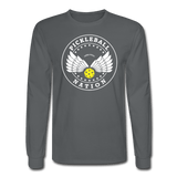 charcoal / S Pickleball Nation - Men's Long Sleeve Tee