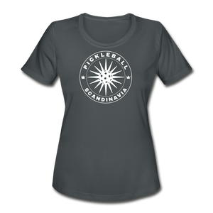 charcoal / S Pickleball Scandinavia - Women's Performance Tee