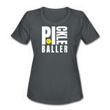 charcoal / S Pickleballer - Women's Performance Tee