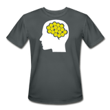 charcoal / S Your Brain on Pickleball - Men’s Performance Tee