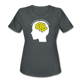 charcoal / S Your Brain on Pickleball - Women's Performance Tee