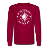 dark red / S Pickleball Ireland - Men's Long Sleeve Tee