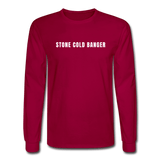 dark red / S Stone Cold Banger - Men's Long Sleeve Tee