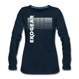 deep navy / S Ekogear Pickleball Pro Team Gear – Women’s Premium Long Sleeve Tee