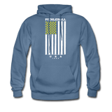 denim blue / S Pickleball Flag - Men's Hoodie