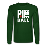 forest green / S I Heart Pickleball - Men's Long Sleeve Tee