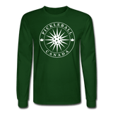 forest green / S Pickleball Canada - Men's Long Sleeve Tee