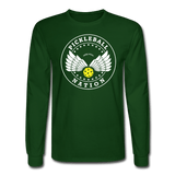 forest green / S Pickleball Nation - Men's Long Sleeve Tee