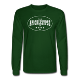 forest green / S The Apicklelypse is here! - Men's Long Sleeve Tee