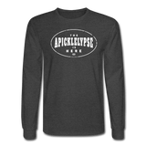 heather black / S The Apicklelypse is here! - Men's Long Sleeve Tee