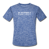 heather blue / S My Superpower is Pickleball - Men’s Performance Tee