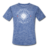 heather blue / S Pickleball France - Men’s Performance Tee