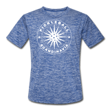 heather blue / S Pickleball Scandinavia - Men’s Performance Tee