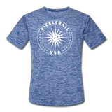 heather blue / S Pickleball USA - Men’s Performance Tee