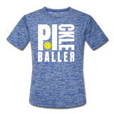 heather blue / S Pickleballer - Men’s Performance Tee