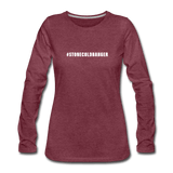 heather burgundy / S #STONECOLDBANGER - Women's Premium Long Sleeve Tee